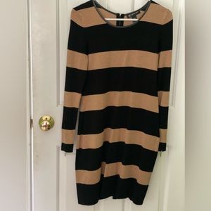 Women’s striped sweater dress from INC.  size is medium Petite.